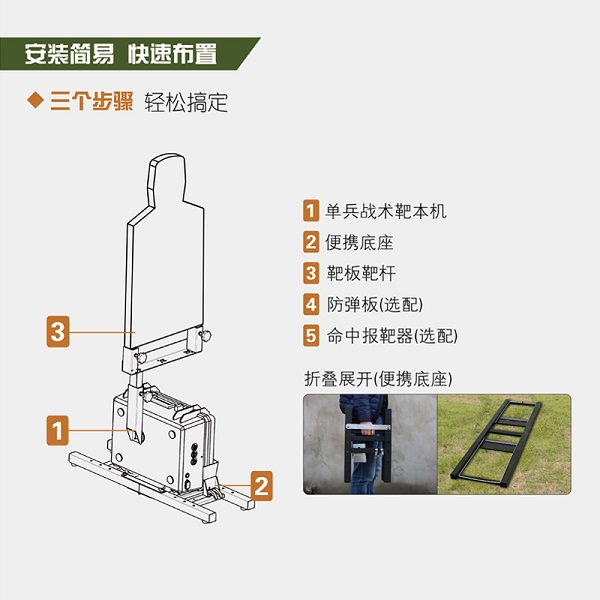 便攜式單兵靶設備